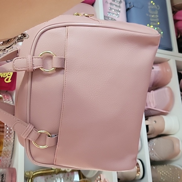 Juicy Couture It's A Mans World Dome Satchel in Taffy Pink - Picture 3 of 6